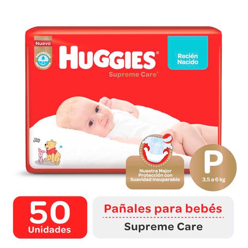 Pañales Huggies Supreme Care P 50u