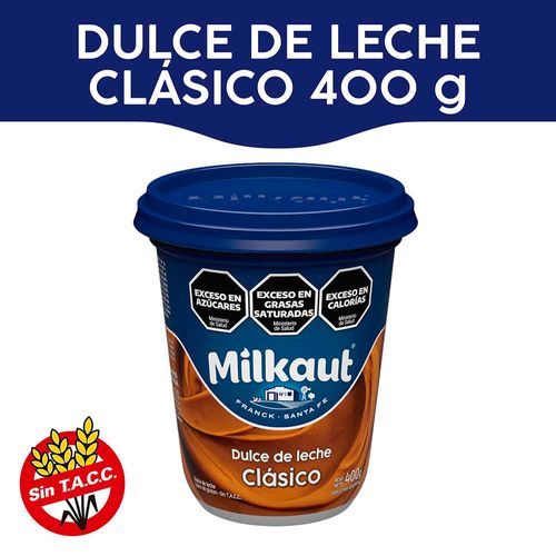 Dulce De Leche Milkaut Familiar Pote 400g