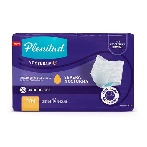 Pañales Adulto Plenitud Sev Noc P/m 14u
