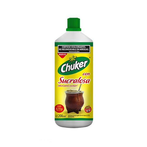 Edulcorante Liquido Sucralosa Chuker 200 Ml