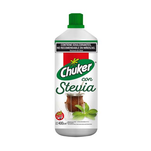 Edulcorante Liquido Con Stevia Chuker 400 Ml