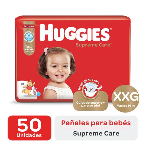 Pañal Huggies Supreme Care Xxg 50u