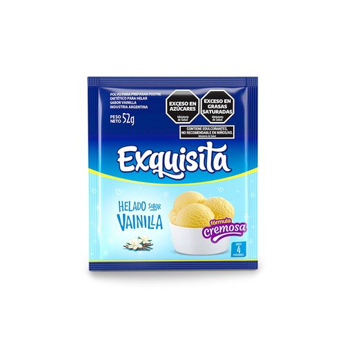 Helado Exquisita Vainilla X52g