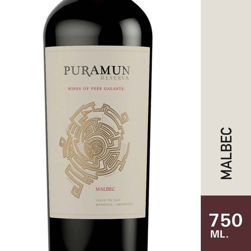 Vino Puramun Malbec 750 Ml