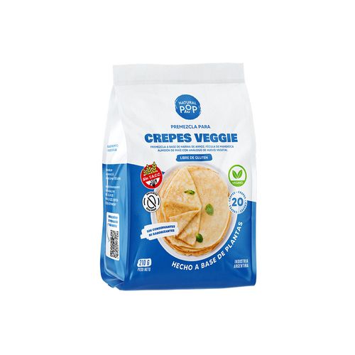 Crepes Veggie Natural Pop X 210 G