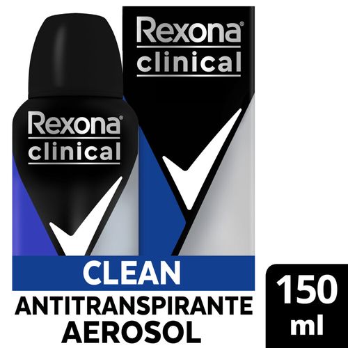 Desodorante Antitranspirante Rexona Clinical Clean 150ml