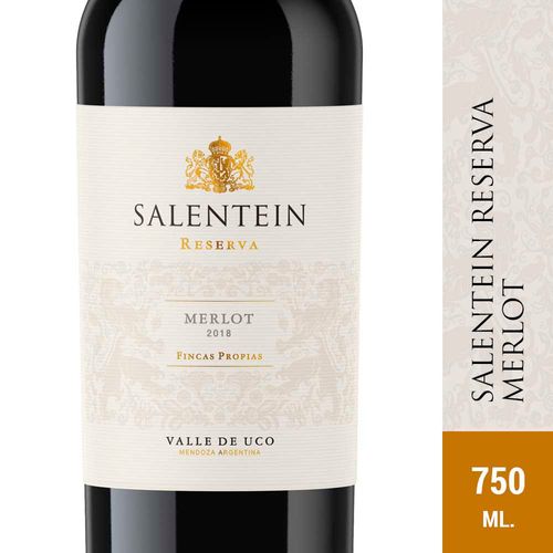 Vino Salentein Reserve Merlot 750 Ml