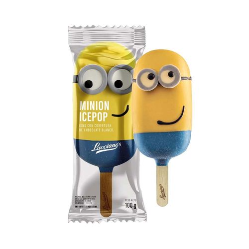 Paleta Helada Luccianos Minion Icepop 100 Gr