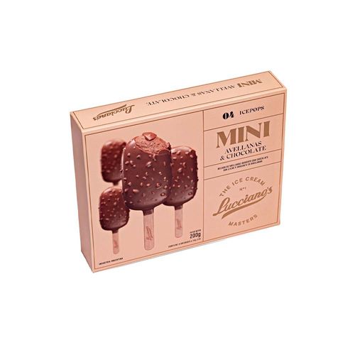 Multipack Paletas Luccianos Mini Avellanas Y Chocolate 200 Gr