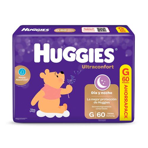 Pañales Huggies Ultraconfort G Dyn 60u