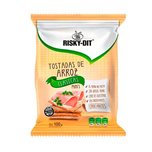 Tostadas Mini Clasicas Risky-dit 100 Gr