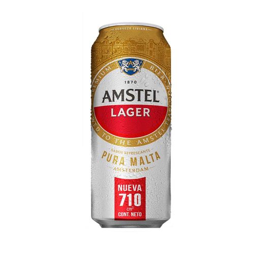Cerveza Amstel Lager 710 Ml