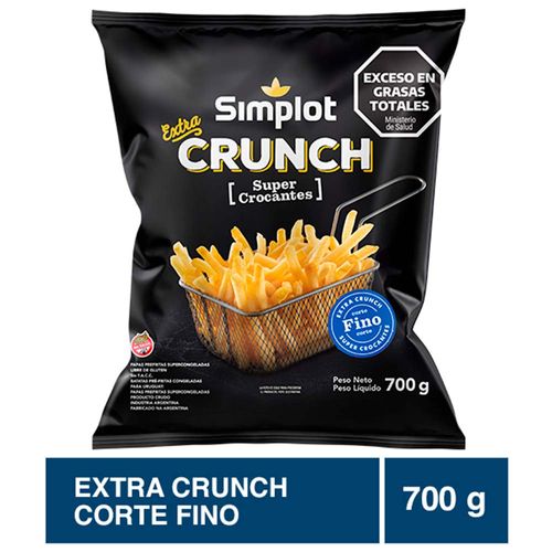 Papas Simplot Extra Crunch Corte Fino 700 Gr