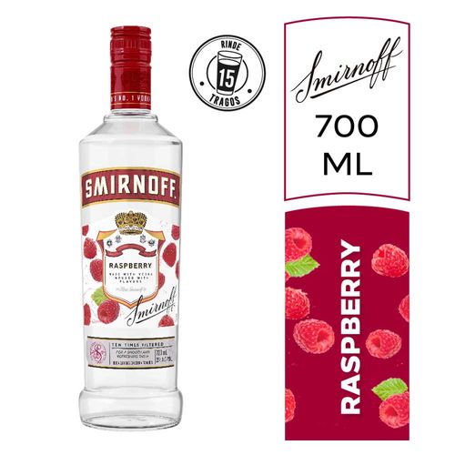 Vodka Smirnoff Raspberry 700 Ml