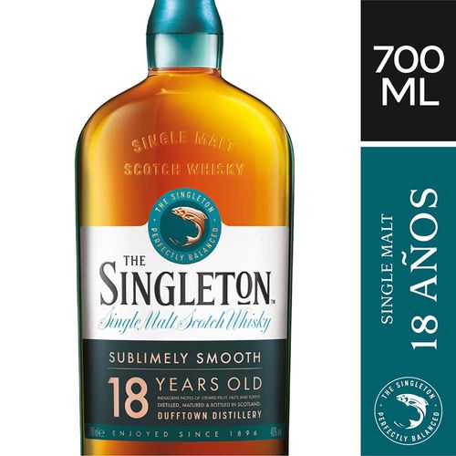 Whisky Singleton Single Malt Scotch 18 Años 700 Ml