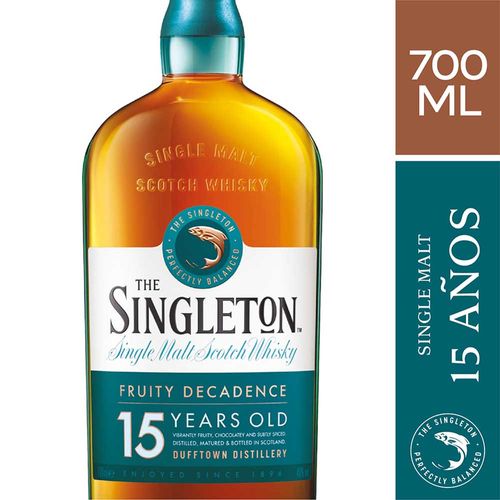 Whisky Singleton Single Malt Scotch 15 Años 700 Ml