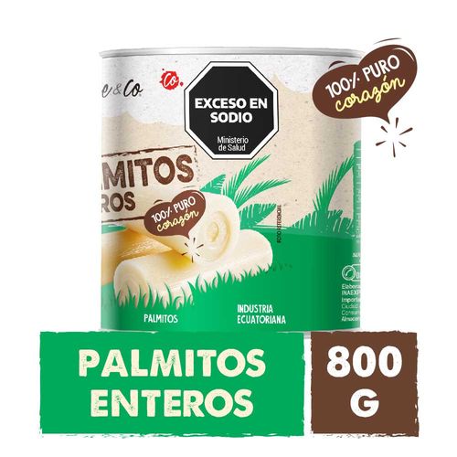 Palmitos Enteros Cuisine-co 500 Gr