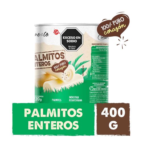 Palmitos Enteros 220 Gr Cuisine & Co