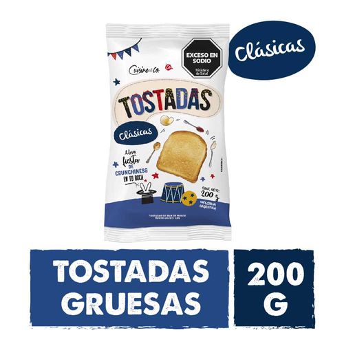 Tostadas Clásicas Cuisine & Co 200 Gr