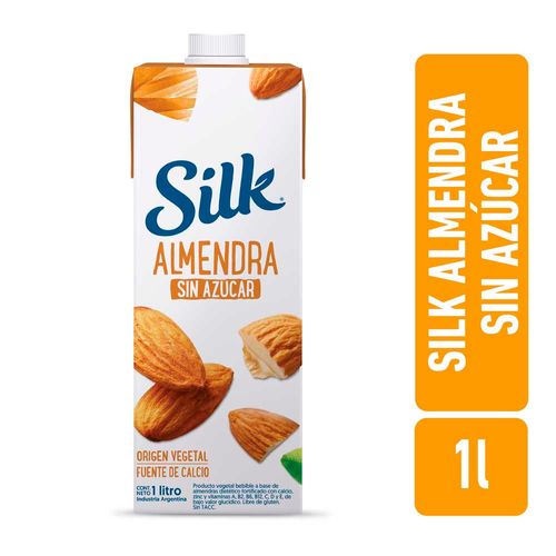 Bebida A Base De Almendras Silk Sin Azucar 1lt
