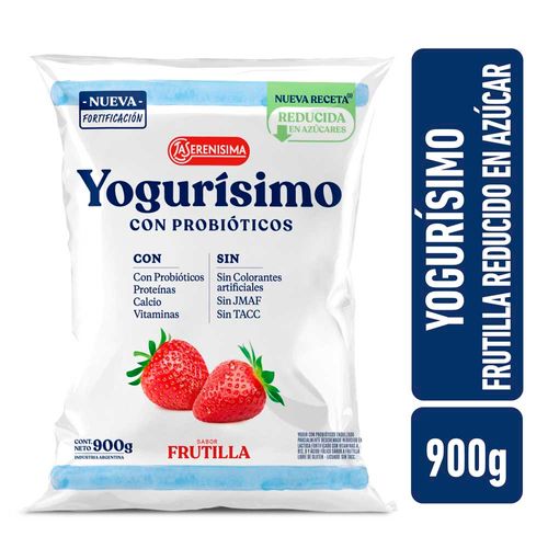 Yogur Yogurísimo Bebible Frutilla 900 G