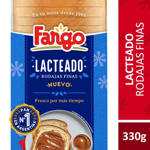 Pan Blanco Lacteado Fargo 330 Gr
