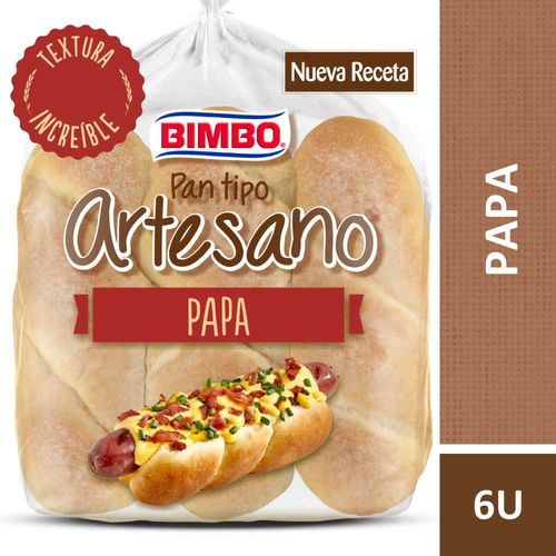 Pan Par Pancho De Papa Artesano Bimbo 240g