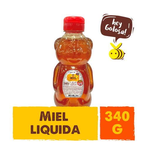 Miel Liquida Oso Con Miel De Abejas Cuisine And Co. 340 Gr