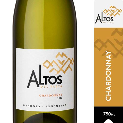 Vino Blanco Altos Del Plata Chardonnay 750 Cc