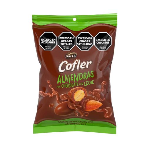 Almendras C/chocolate Cofler Con Leche X100g