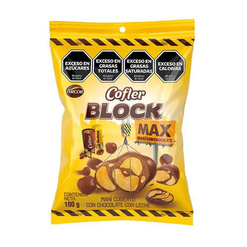 Mani C/ Chocolate Block Cofler Max X100g