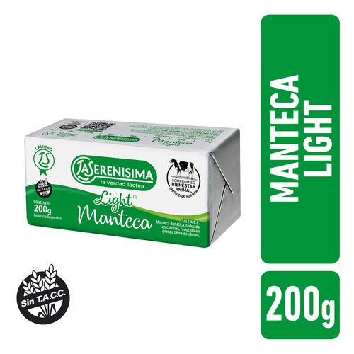 Manteca Light La Serenisima 200gr