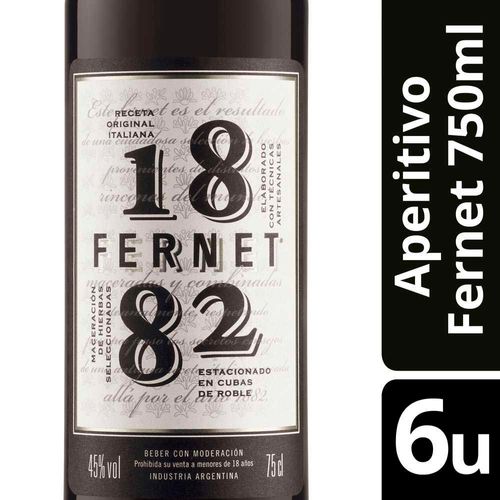 Fernet 1882 750 Ml