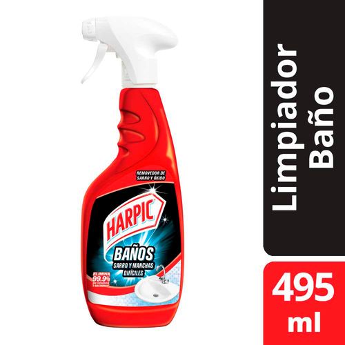 Limpiador Harpic Baños Sarro Y Manchas Gatillo 495ml