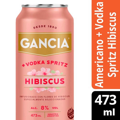 Vodka Spritz Gancia Hibiscus 473 Ml