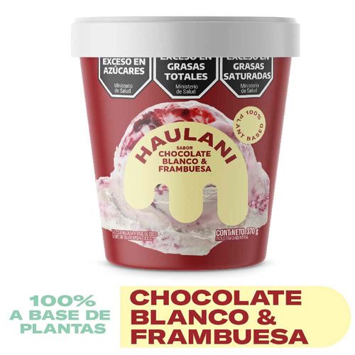 Helado Haulani Chocolate Blanco 450 Gr