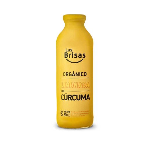 Limonada Organica Las Brisas Con Cúrcuma Botella 500 Ml