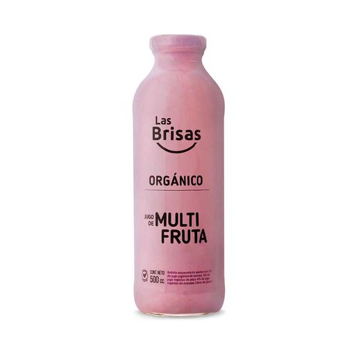 Jugo Organico Las Brisas Multifruta Botella 500 Ml