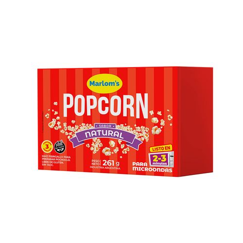 Popcorn Natural Marloms 261 Gr