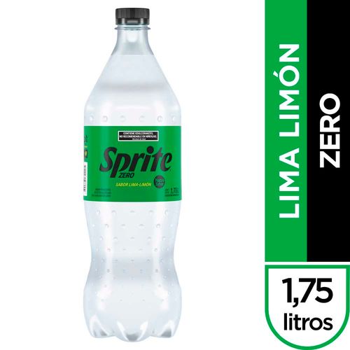 Gaseosa Sprite Zero Lima-limón Botella 1.75 L