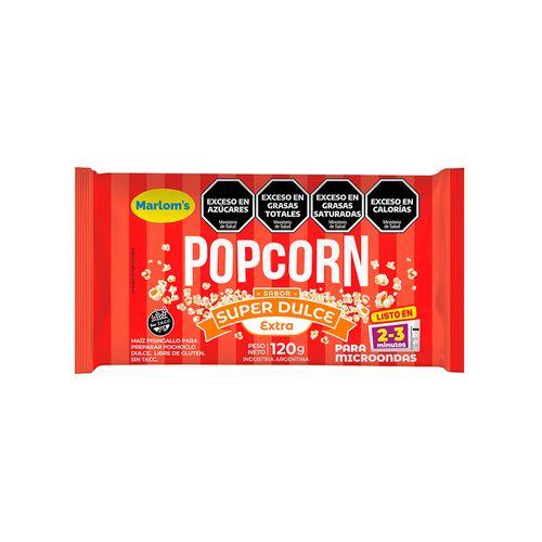 Popcorn Super Dulce Marloms 120g