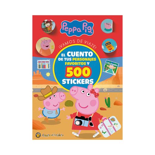 Libro Peppa, Vamos De Viaje-500 Stickers Guada