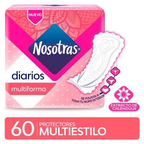 Protector Diario Nosotras Multiestilo Con Caléndula X60