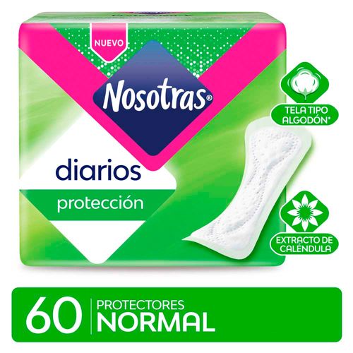 Protector Diario Nosotras Normal Con Caléndula X60