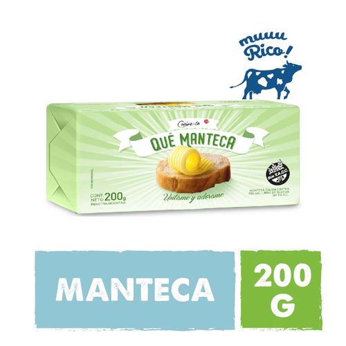 Manteca Cuisine And Co Sin Sal 200g