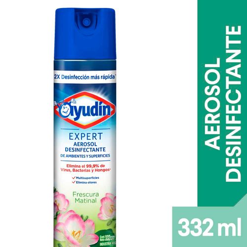 Aerosol Desinfectante Ayudin Expert Frescura Matinal 332 Ml