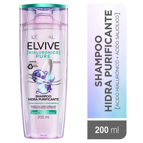 Shampoo Elvive Hialuronico Pure 200ml