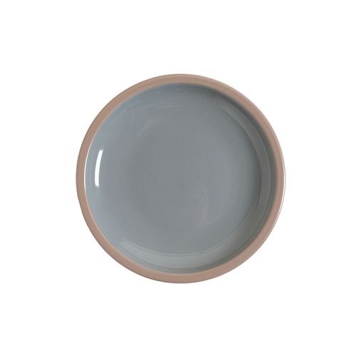 Plato De Postre Tai Gris Y Beige 20 Cm