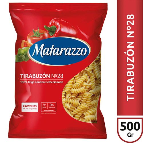 Fideos Matarazzo Tirabuzón N28 X500g