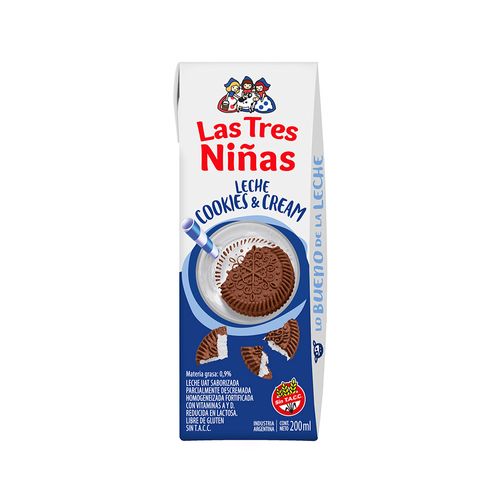 Leche Las Tres Niñas Cookies & Cream 200ml
